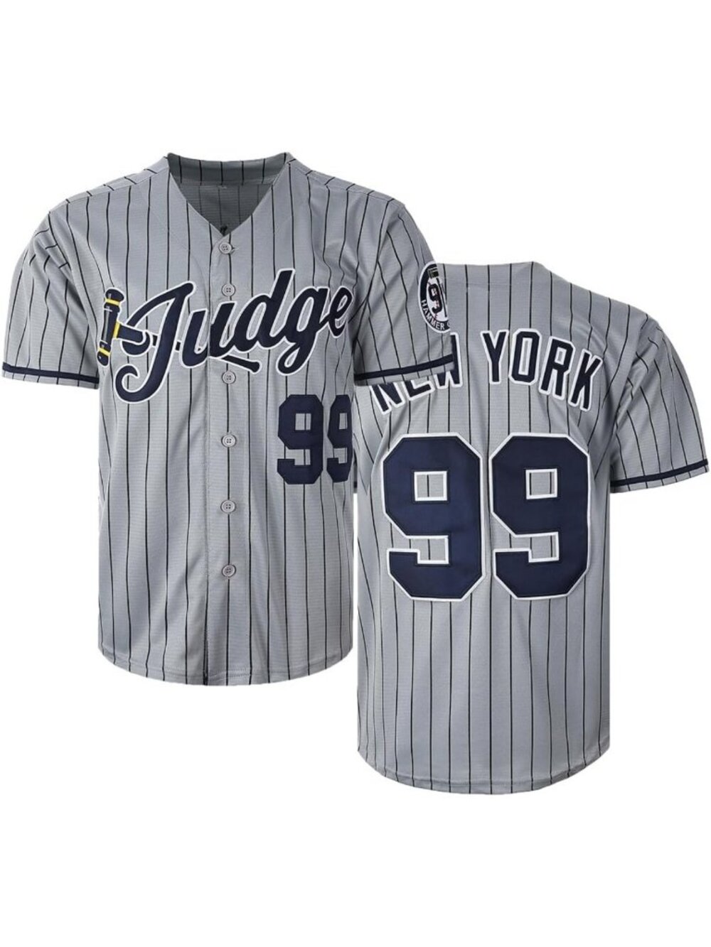 Stylish Judge Stripes Baseball Jerseys for Men | Perfect Party & Xmas Gift
